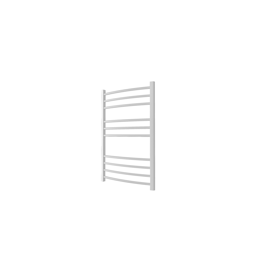 White Heated Towel Rail Radiator 800 x 500mm - Gobi