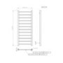 GRADE A1 - 1200x500 (12 bars) Matt Black