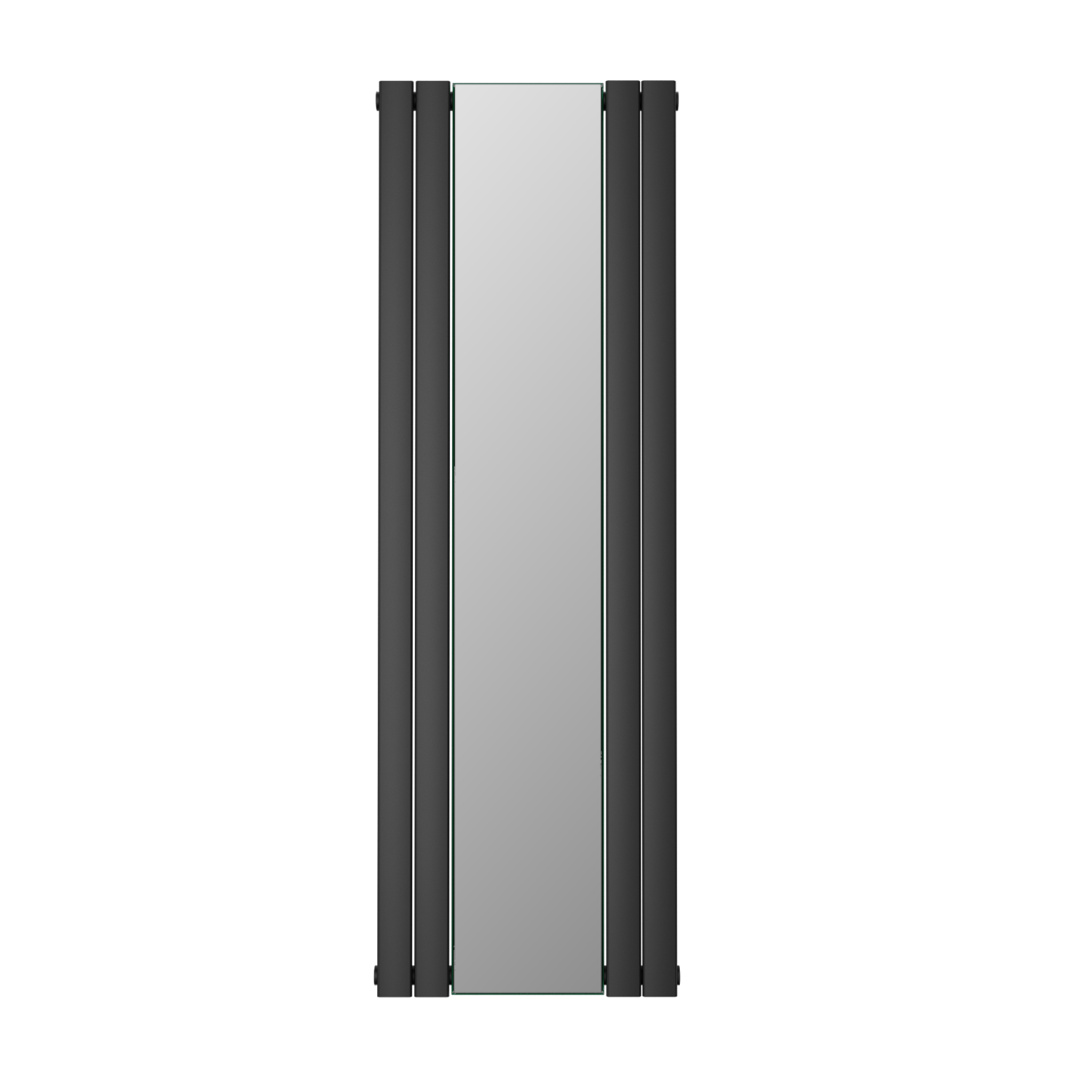 Tanami Radiator GRADE A2 - Tanami Anthracite Vertical Single Panel Radiator with Mirror ...