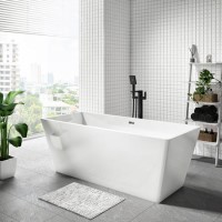 GRADE A2 - Riga Freestanding Bath Double Ended - 1585 x 690mm