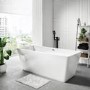 GRADE A2 - Riga Freestanding Bath Double Ended - 1585 x 690mm