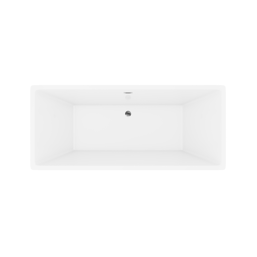GRADE A2 - Riga Freestanding Bath Double Ended - 1585 x 690mm
