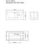 GRADE A1 - Freestanding Double Ended Bath 1590 x 690mm - Geneva