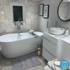 Freestanding Single Ended Bath 1600 x 800mm - Monaco