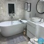 GRADE A1 - Monaco Freestanding Bath Single Ended - 1600 x 800mm