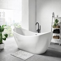 GRADE A1 - Arles Double Ended Freestanding Bath - 1700 x 800mm