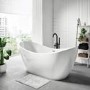 GRADE A1 - Arles Double Ended Freestanding Bath - 1700 x 800mm
