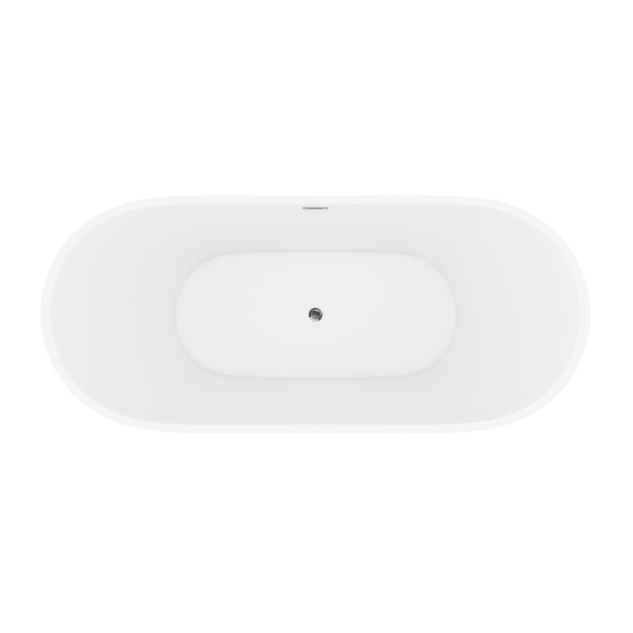 GRADE A1 - Arles Double Ended Freestanding Bath - 1700 x 800mm