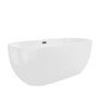 ONLY OPENED - Lago Freestanding Bath Double Ended Freestanding Bath - 1645 x 745mm
