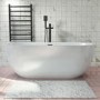 ONLY OPENED - Lago Freestanding Bath Double Ended Freestanding Bath - 1645 x 745mm