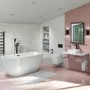 ONLY OPENED - Lago Freestanding Bath Double Ended Freestanding Bath - 1645 x 745mm