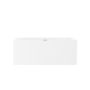 GRADE A2 - Oslo Slim Back to Wall Double Ended Freestanding Bath - 1500 x 740mm