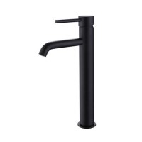 Tall Black Single Lever Mono Basin Mixer Tap - Arissa Tall Black Single Lever Mono Basin Mixer Tap - Arissa