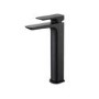 GRADE A2 - Zana Square Single Lever Tall Basin Mixer Tap - Black