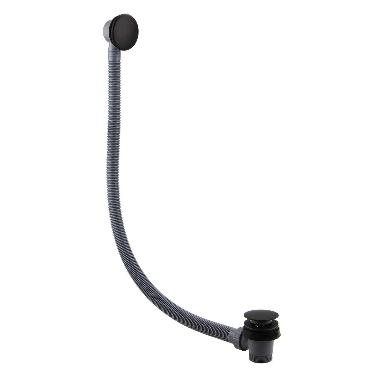 GRADE A1 Arissa Matt Black Bath Waste and Overflow Better Bathrooms