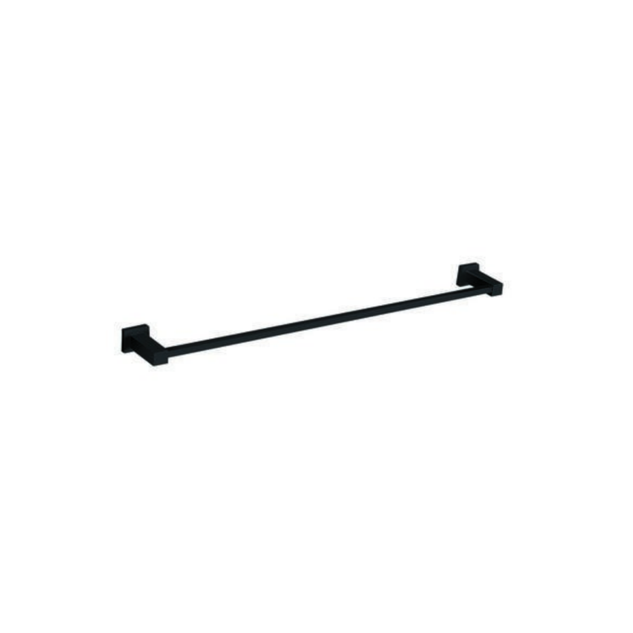 Arissa Matt Black Single Towel Rail