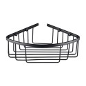 BeBa_25501 Matt Black Corner Shower Caddy - Arissa