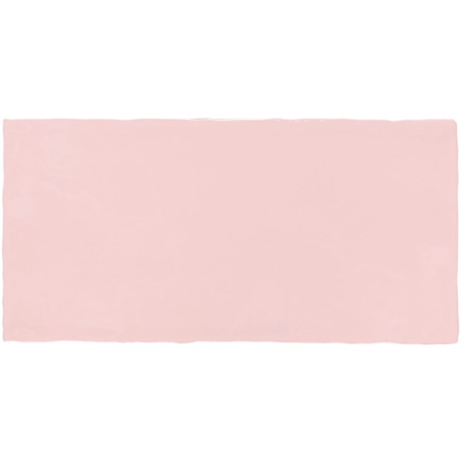 Blush Pink Rustic Effect Wall Tile 7.5 x 15cm - Artisan