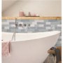 Sea Blue Rustic Effect Wall Tile 7.5 x 30cm - Artisan