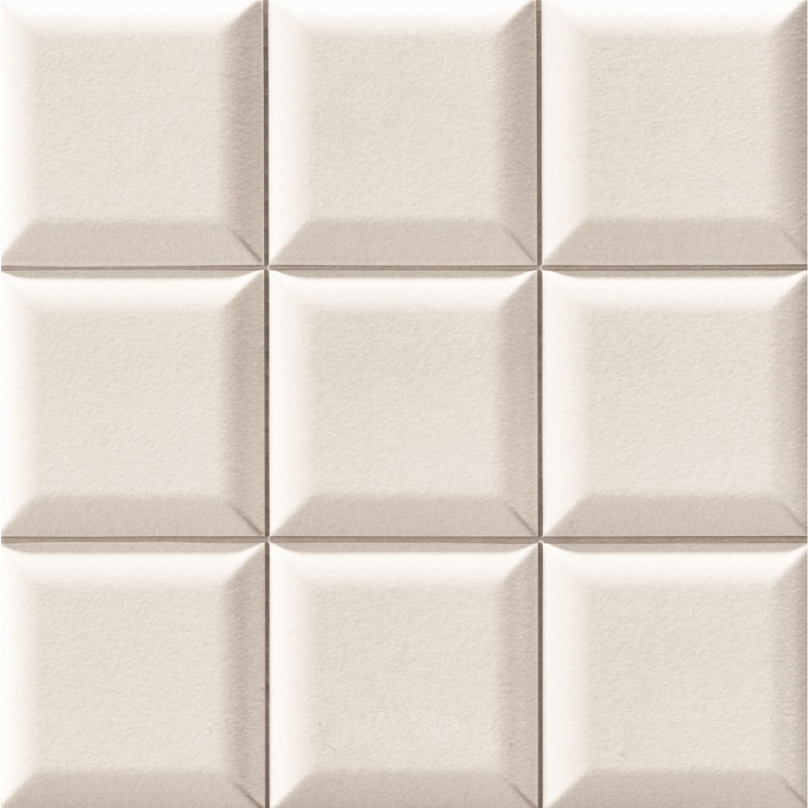 White  3D Effect Wall Tile 330 x 330mm - Almo
