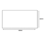White Marble Effect Wall Tile 300 x 600mm - Marmore