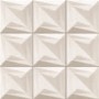 White 3D Effect Wall Tile 33 x 33cm - Aster