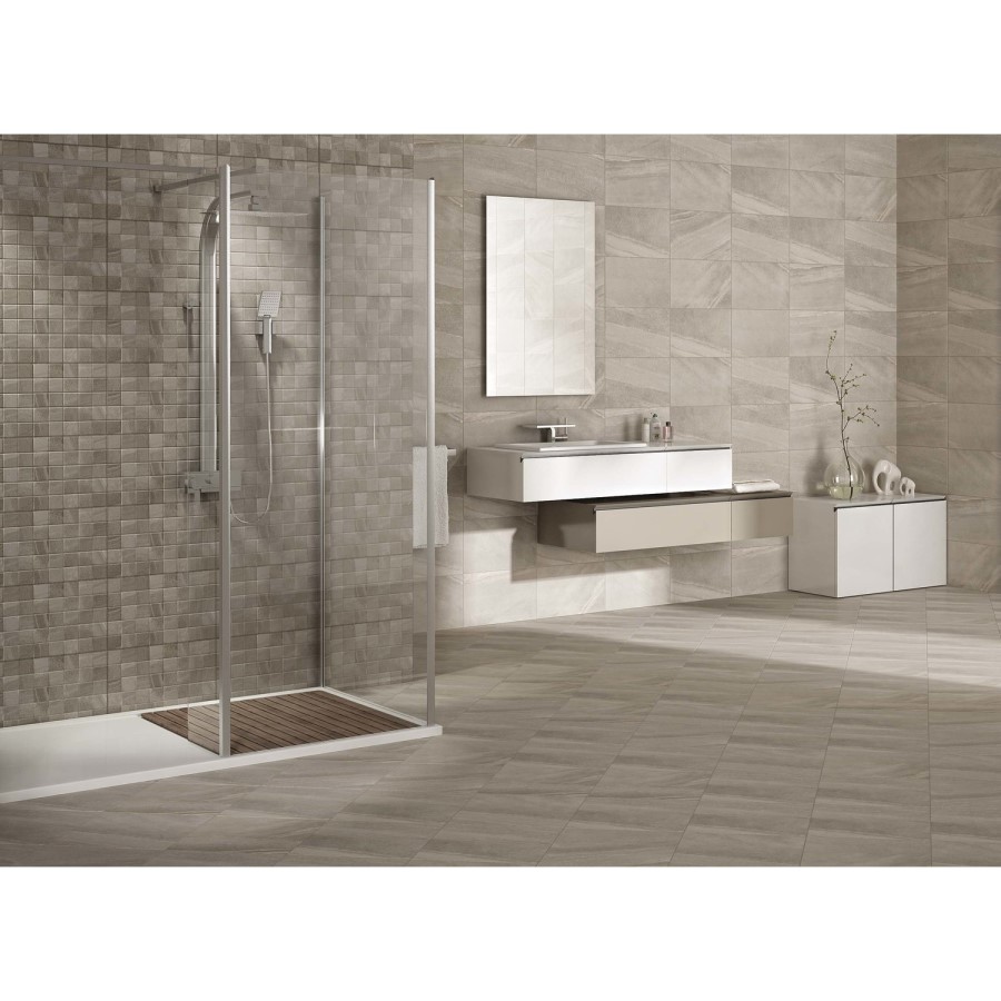25cm x 40cm Zento Grey  Décor Wall Tile