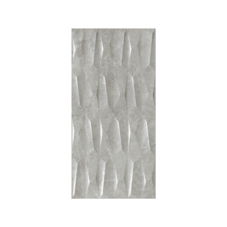 Grey Décor Wall Tile 410 x 810mm - Trema