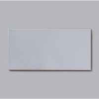 10cm x 20cm Metro Flat Grey Gloss Wall Tile