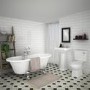 GRADE A1 - Matt White Wall Tile 100 x 300mm - Metro