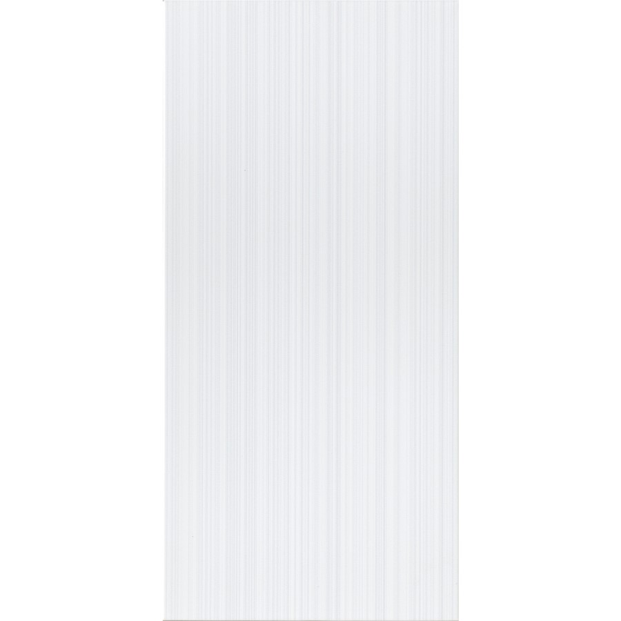 White Pinstripe Wall Tile 250 x 500mm - Laina
