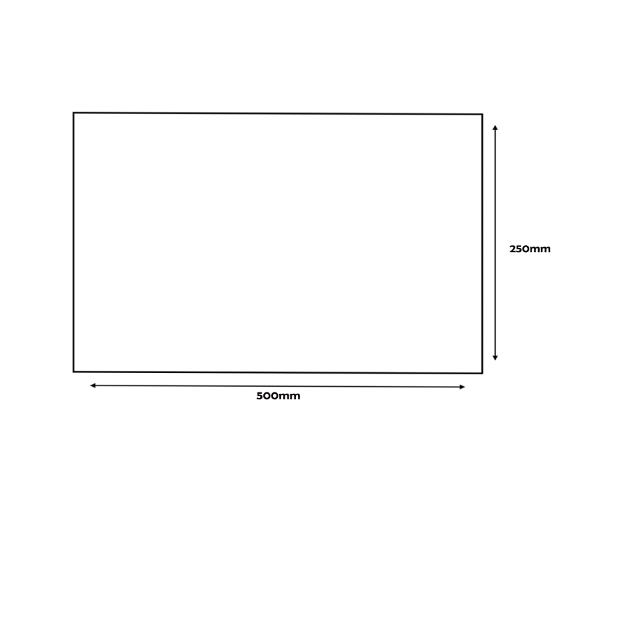 White Pinstripe Wall Tile 250 x 500mm - Laina