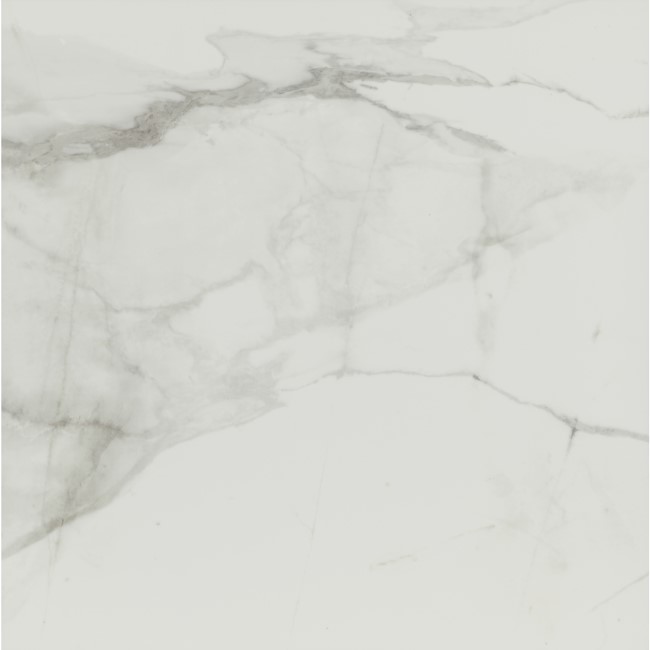 White Marmore Marble Effect Floor Tile 600 x 600mm - Brillo