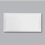 White Bevelled White Wall Tile 100 x 200mm - Metro