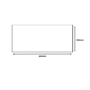 White Bevelled White Wall Tile 100 x 200mm - Metro