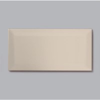 Cream Bevelled Wall Tile 100 x 200mm - Metro 