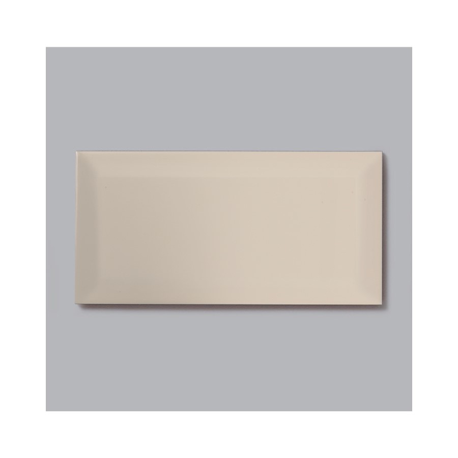 Cream Bevelled Wall Tile 100 x 200mm - Metro 