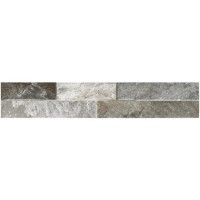 Grey Multi Split Face Wall Tile 80 x 442.5mm - Bata