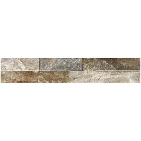 8cm x 44.25cm Bata Brown Wall Tile
