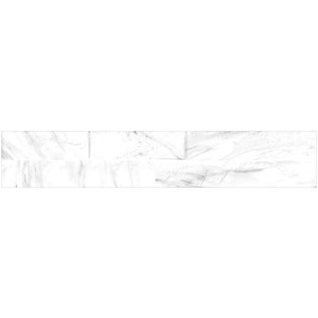 White Carrara Split Face Wall Tile 80 x 442.5mm - Bata