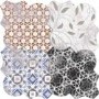 Multi Colour Patterned Floor/Wall Tile 45 x 45cm - Nerja