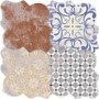 Multi Colour Patterned Floor/Wall Tile 45 x 45cm - Nerja