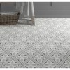 Grey Patterned Floor Tile 33 x 33cm - Belgravia