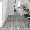 Black Patterned Floor Tile 330 x 330mm - Mayfair