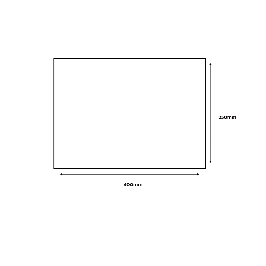 Gloss White Wall Tile 250 x 400mm