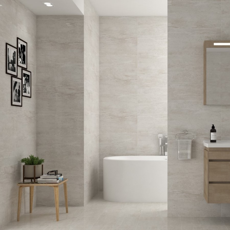 Beige Stone Effect Wall Tile 300 x 600mm - Kaya
