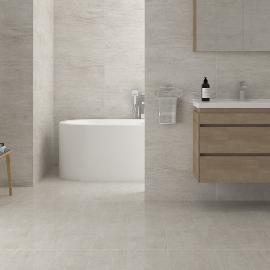 Beige Stone Effect Floor Tile 45 x 45cm - Kaya