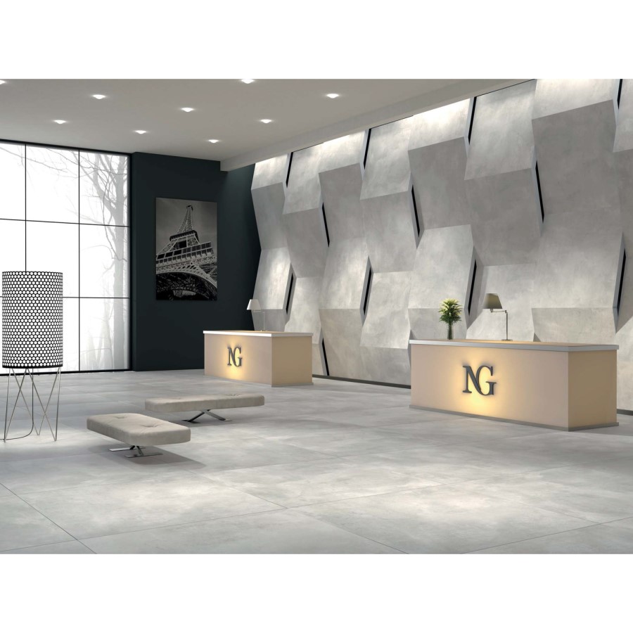 80cm x 80cm Ampla Pebble Floor/Wall Tile