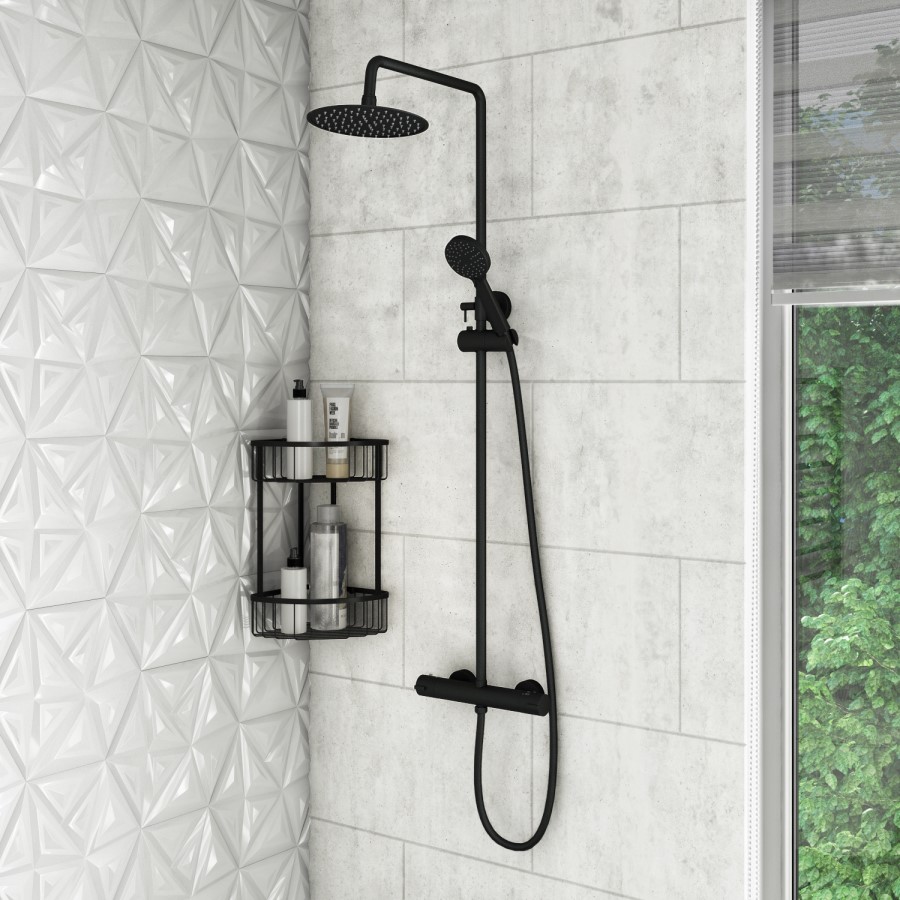 White 3D Effect Wall Tile 285 x 330mm - Suma