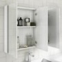 GRADE A1 - 800mm Wall Hung Mirrored Cabinet White Gloss - Ashford